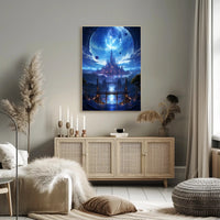Celestial Cityscape Poster