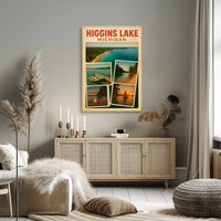 Higgins Lake Michigan Poster