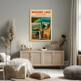 Higgins Lake Michigan Poster