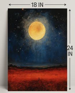 Celestial Nightscape Poster
