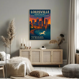 Louisville Where Tradition Meets Innovation Poster