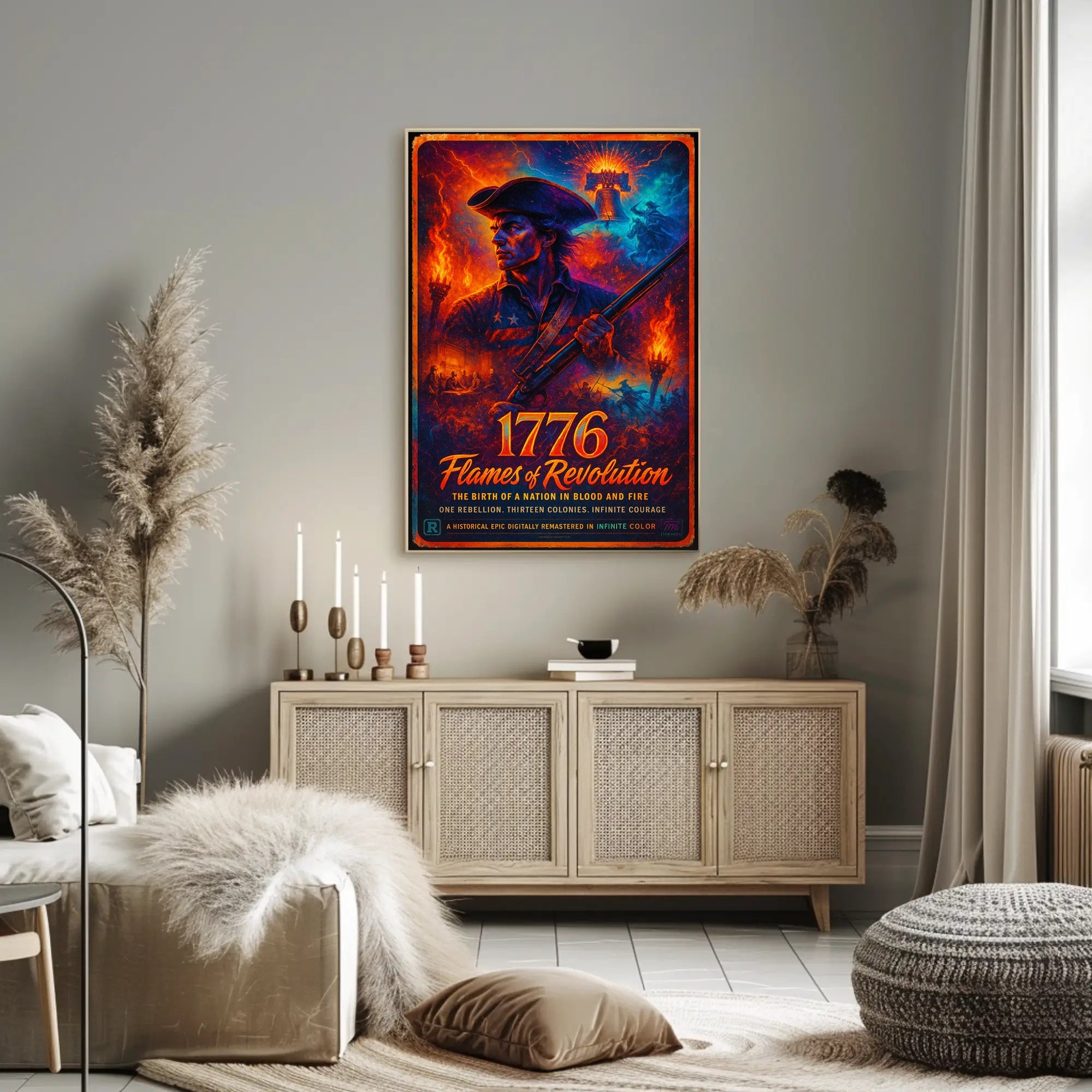 1776 Rebellion and Independence Historical or Presidential Poster