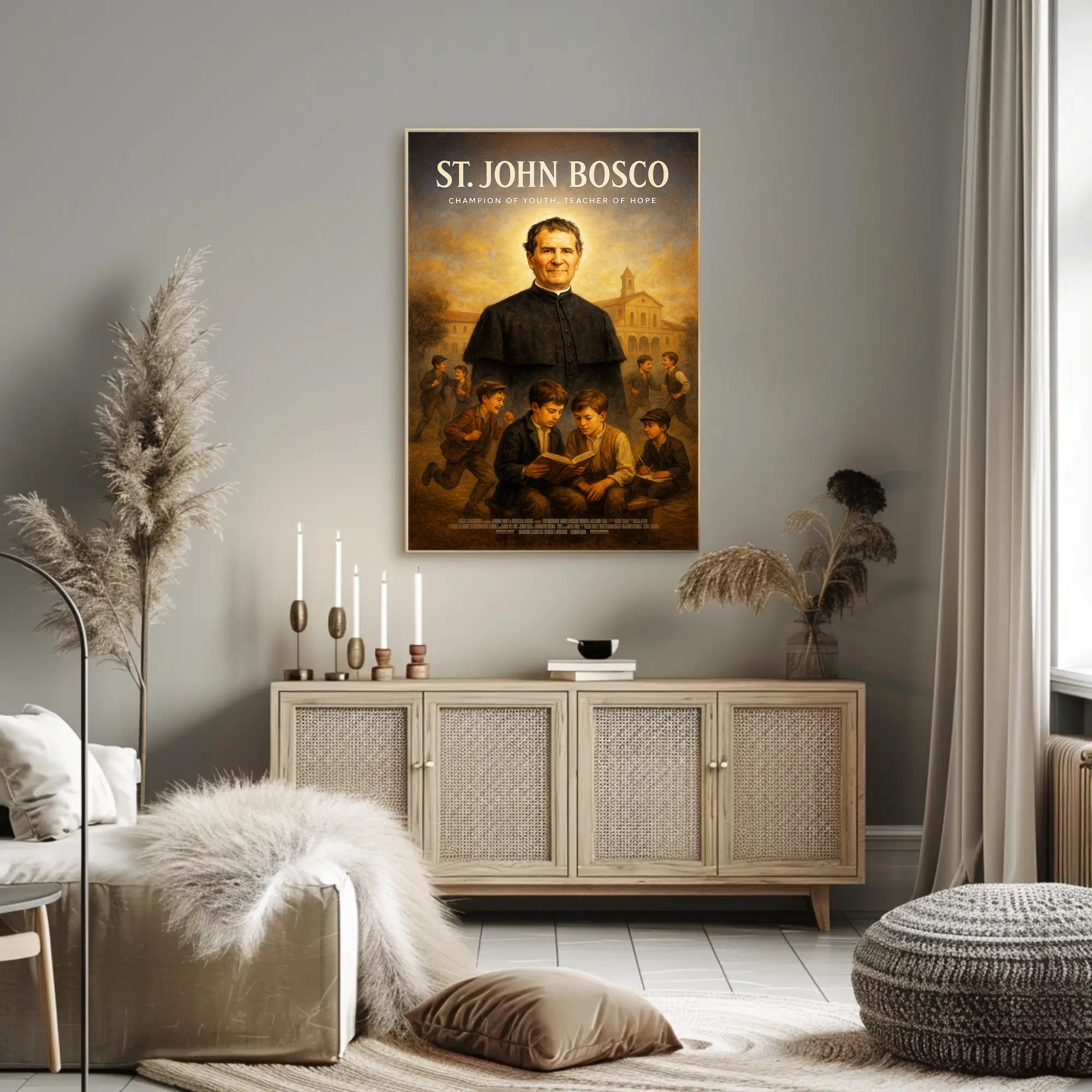 St. John Bosco Champion of Youth Poster