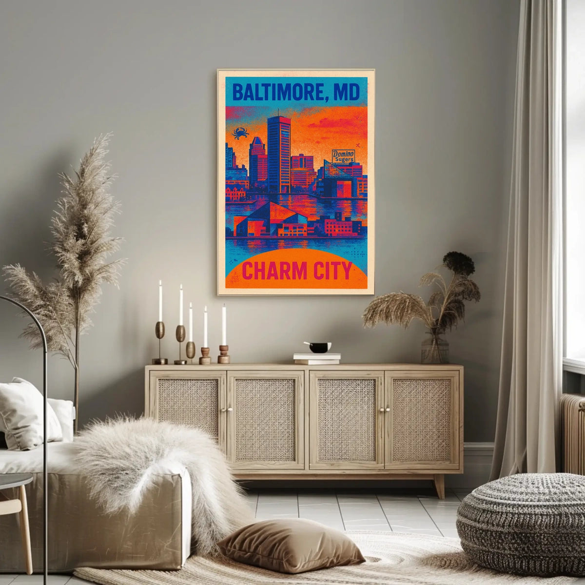 Baltimore, MD Charm City Poster