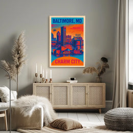 Baltimore, MD Charm City Poster