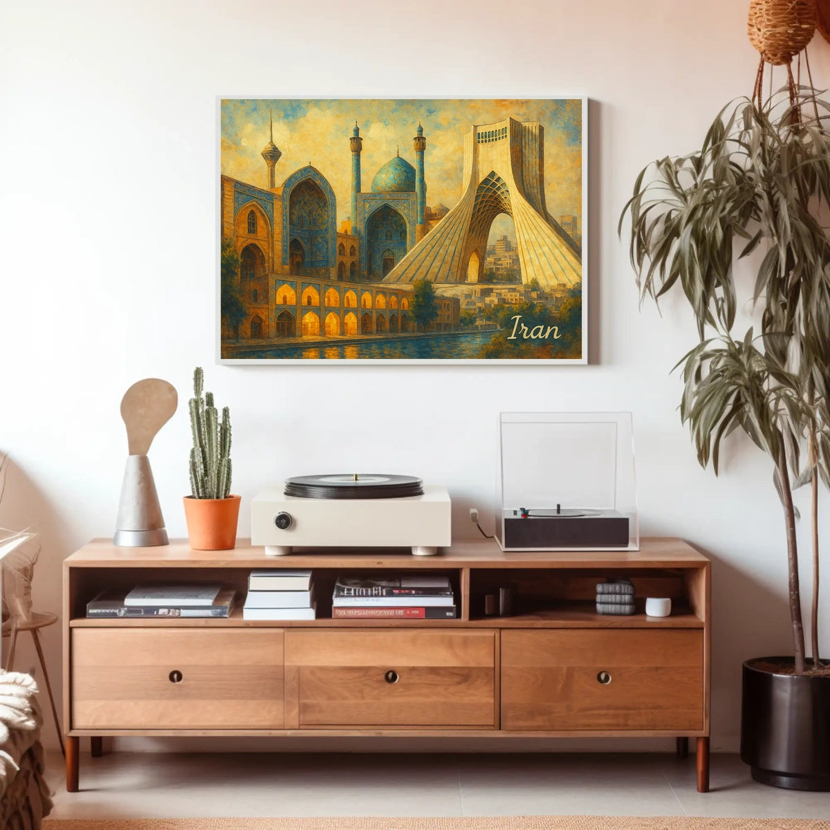 Architectural Wonders of Iran Poster