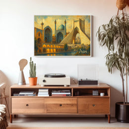 Architectural Wonders of Iran Poster