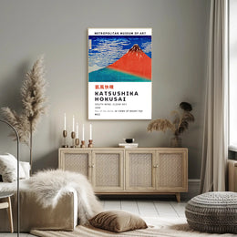 Katsushika Hokusai South Wind Clear Sky Poster