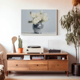 Serenity in White Poster