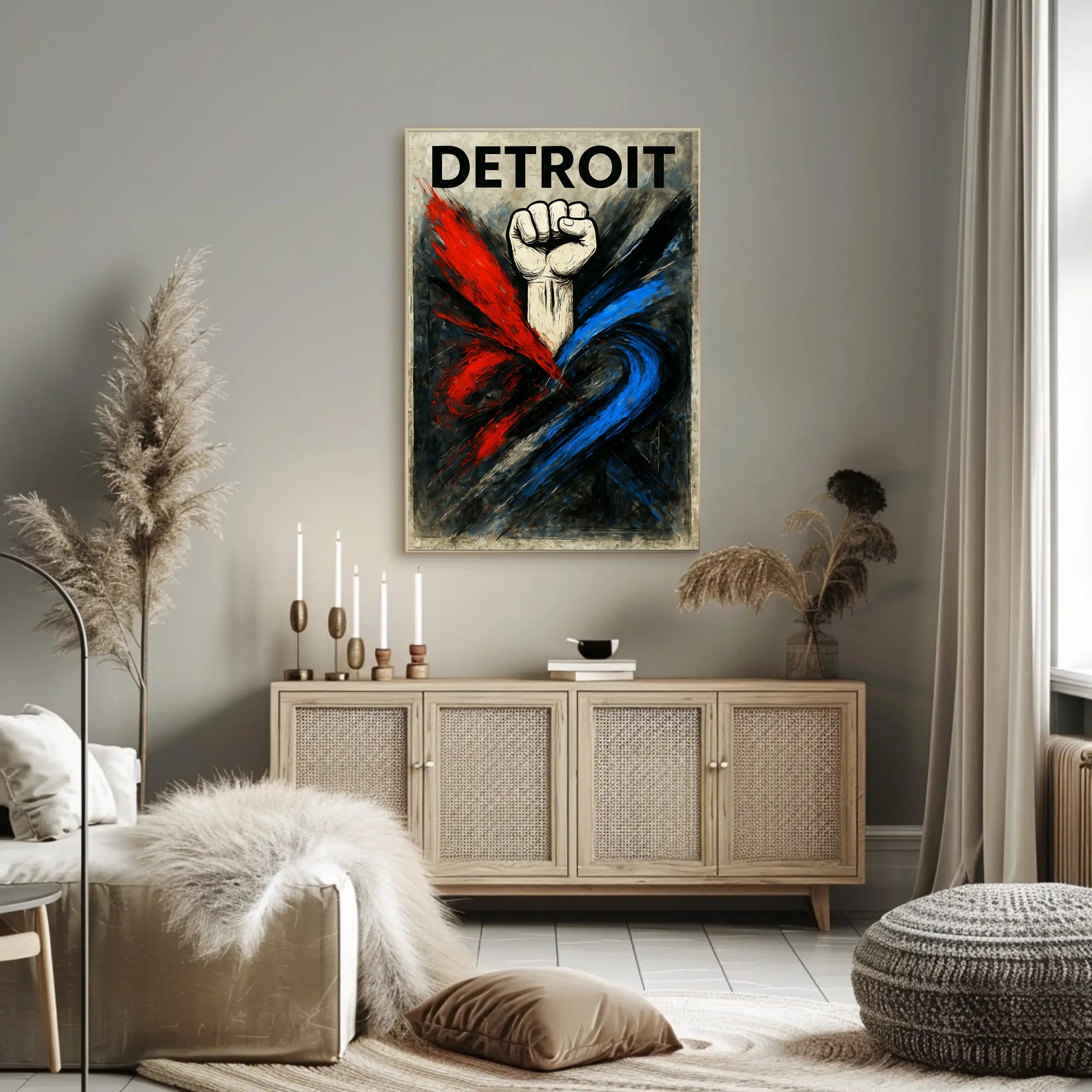 Detroit - Power and Unity Poster PosterGoat