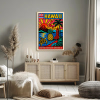 Hawaii Travel Poster PosterGoat