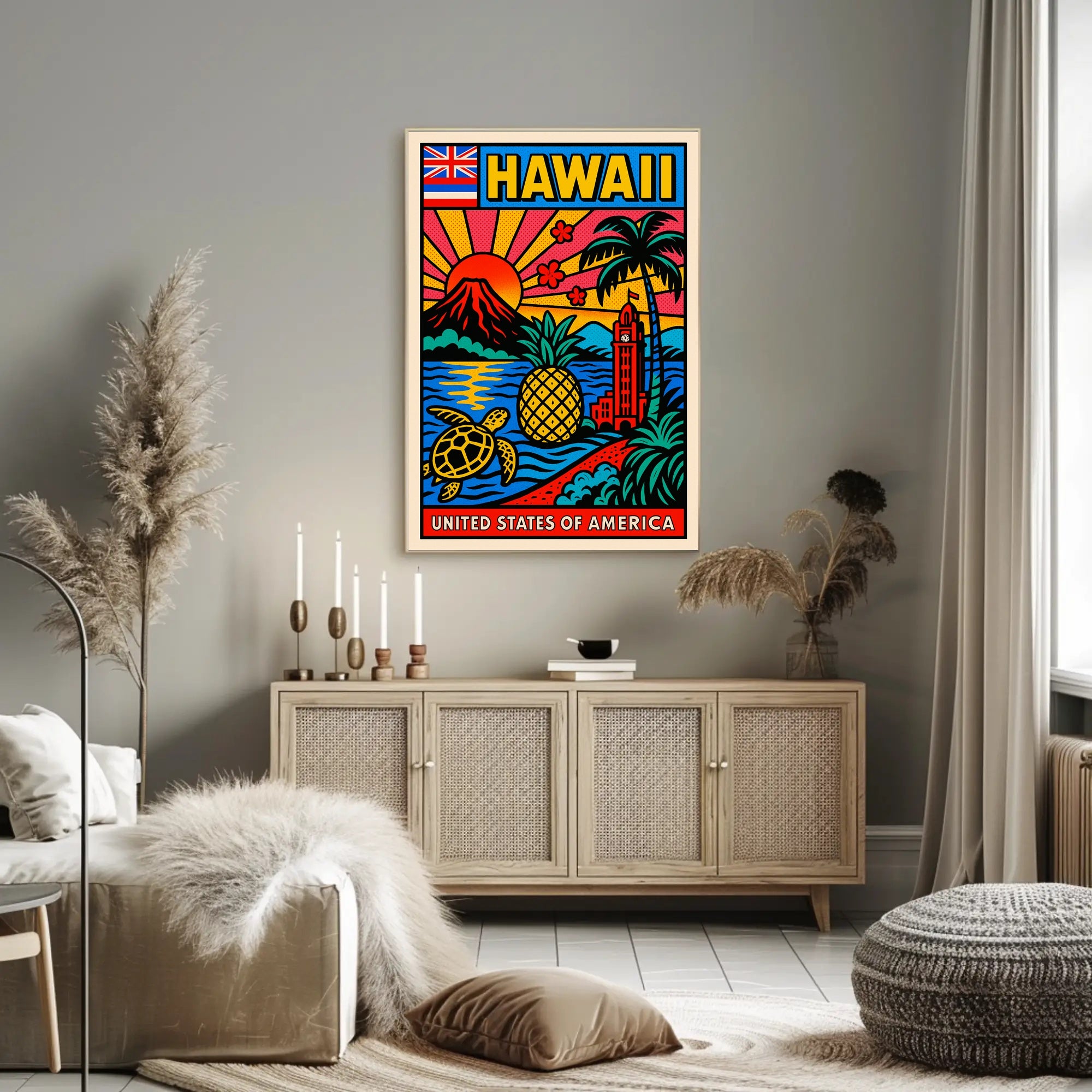 Hawaii Travel Poster PosterGoat