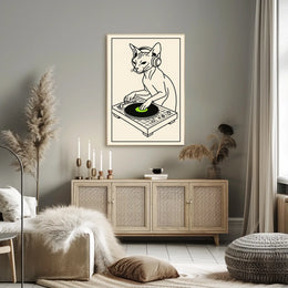 Dj Cat Groove Poster