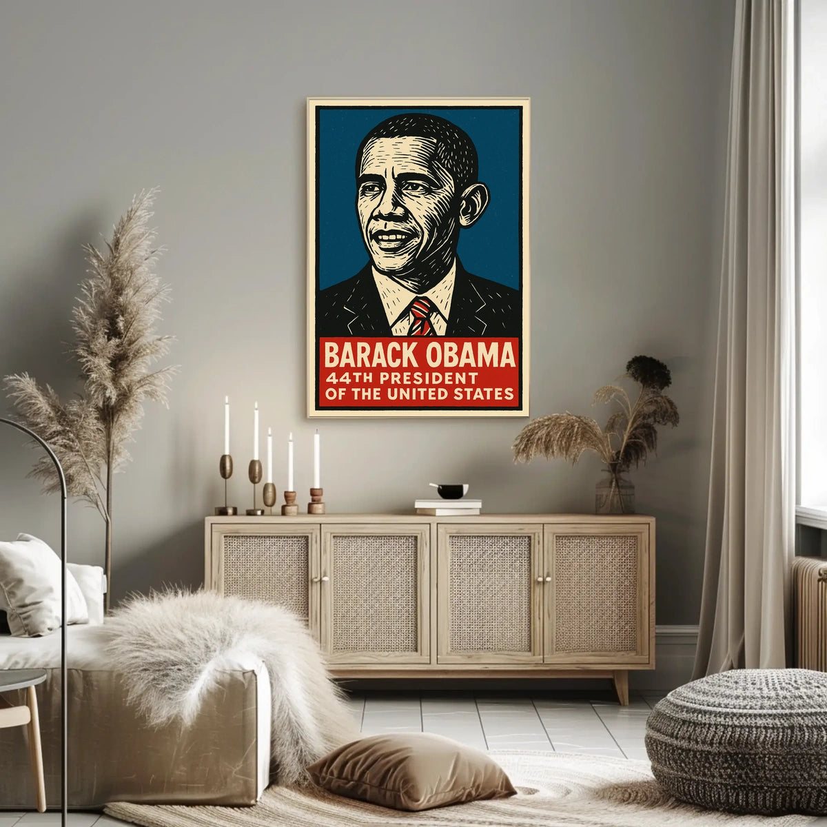 Barack Obama 44th President Poster
