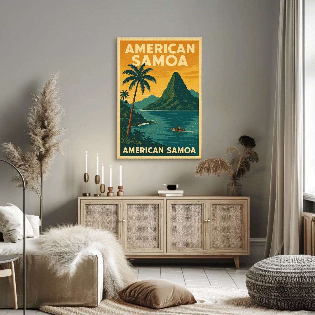 American Samoa Travel Poster
