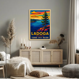 Lake Ladoga Russia Poster