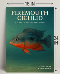 Firemouth Cichlid A Jewel of the Aquatic World Poster PosterGoat