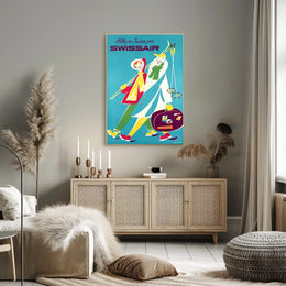Swissair Travel Poster