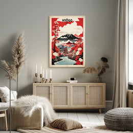 Hyogo Historical View Serene Cultural Heritage Poster