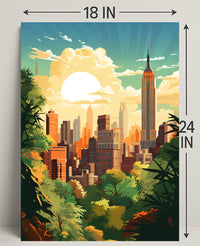 Urban Sunrise Poster