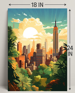 Urban Sunrise Poster