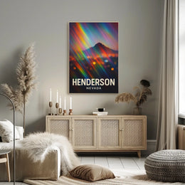 Henderson Nevada Cityscape Minimalist Wanderlust Poster