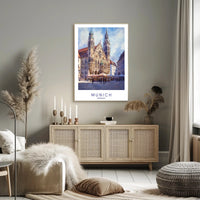 Munich Architectural Landmark Poster PosterGoat