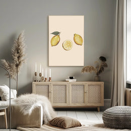 Lemons in Art Poster
