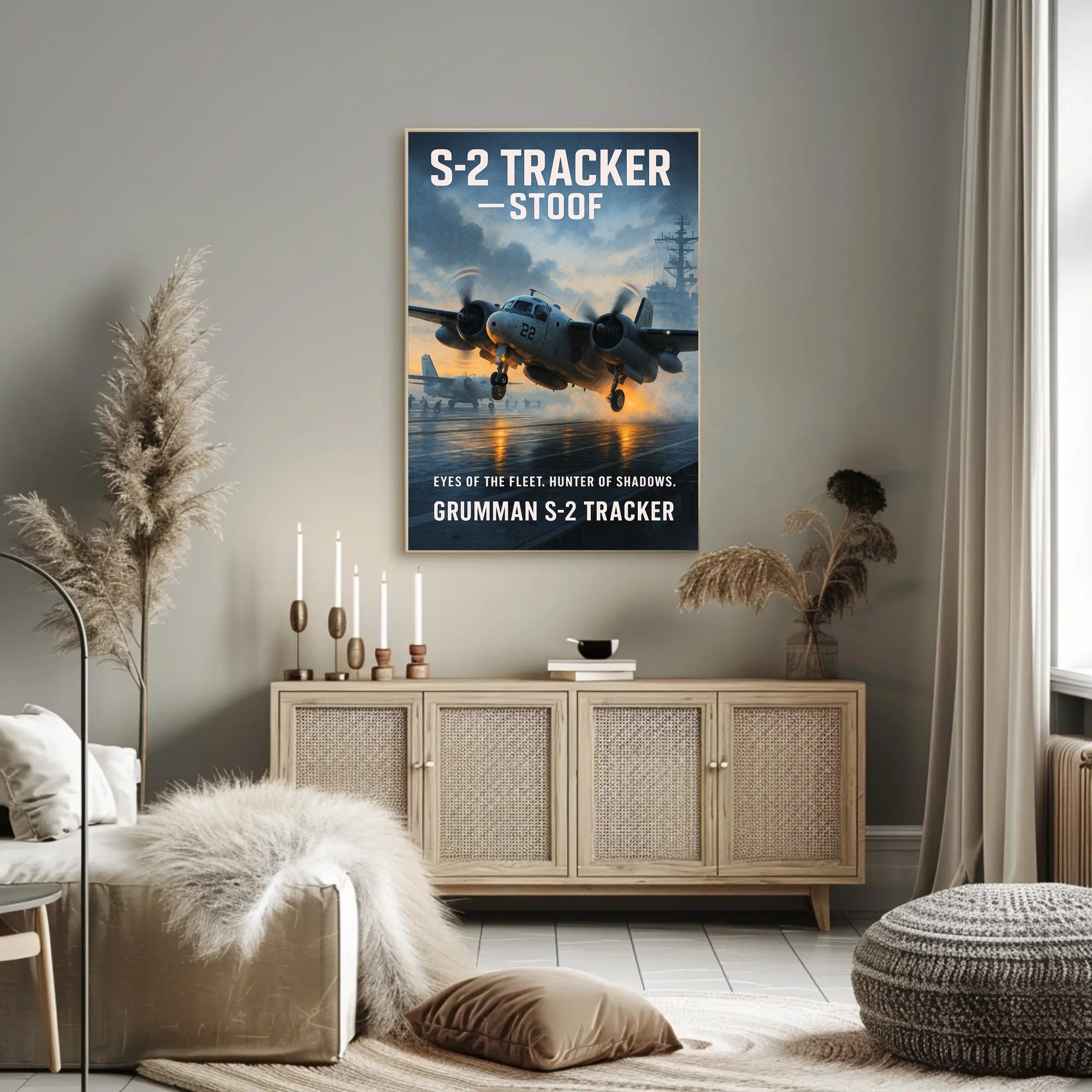 Grumman S-2 Tracker Eyes of the Fleet Poster PosterGoat