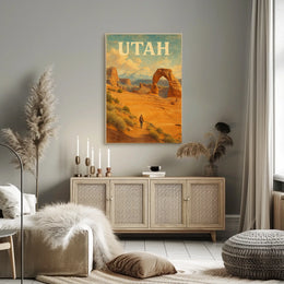 Utah Landscape Exploration Poster