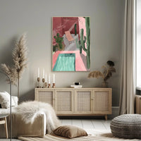 Desert Oasis Retreat Poster