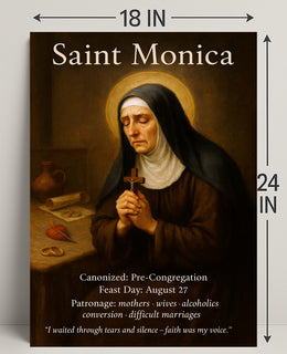 Saint Monica Poster PosterGoat