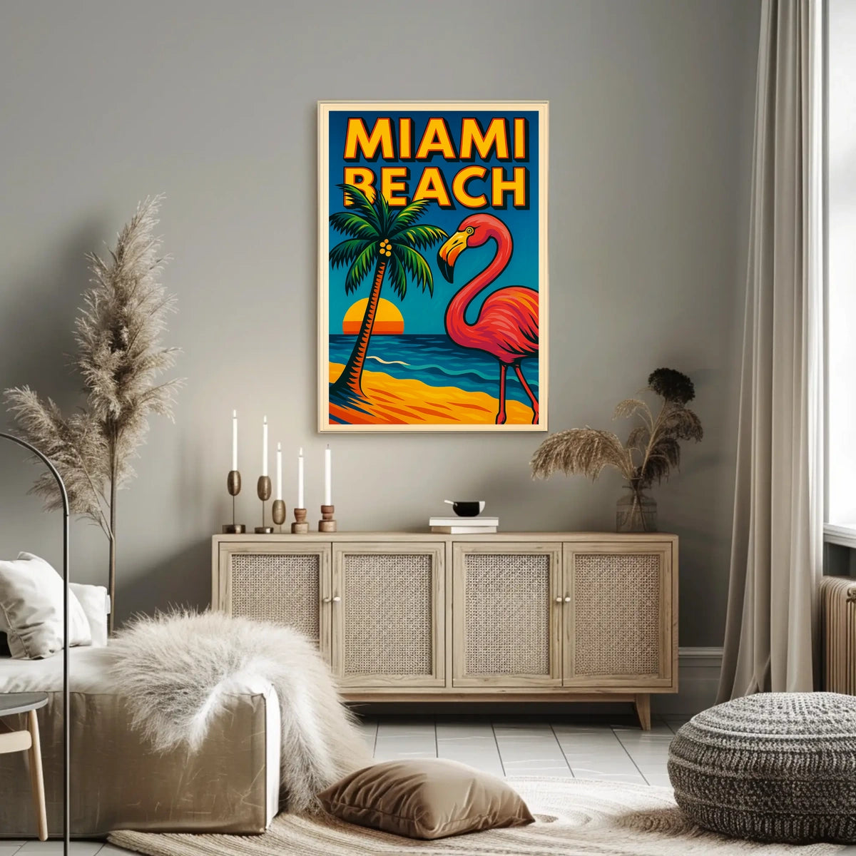 Miami Beach Vibes Poster