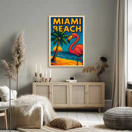 Miami Beach Vibes Poster