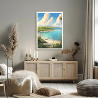 Biscayne National Park Travel Poster Vintage Print