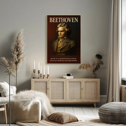 Beethoven MusicS Higher Revelation Poster