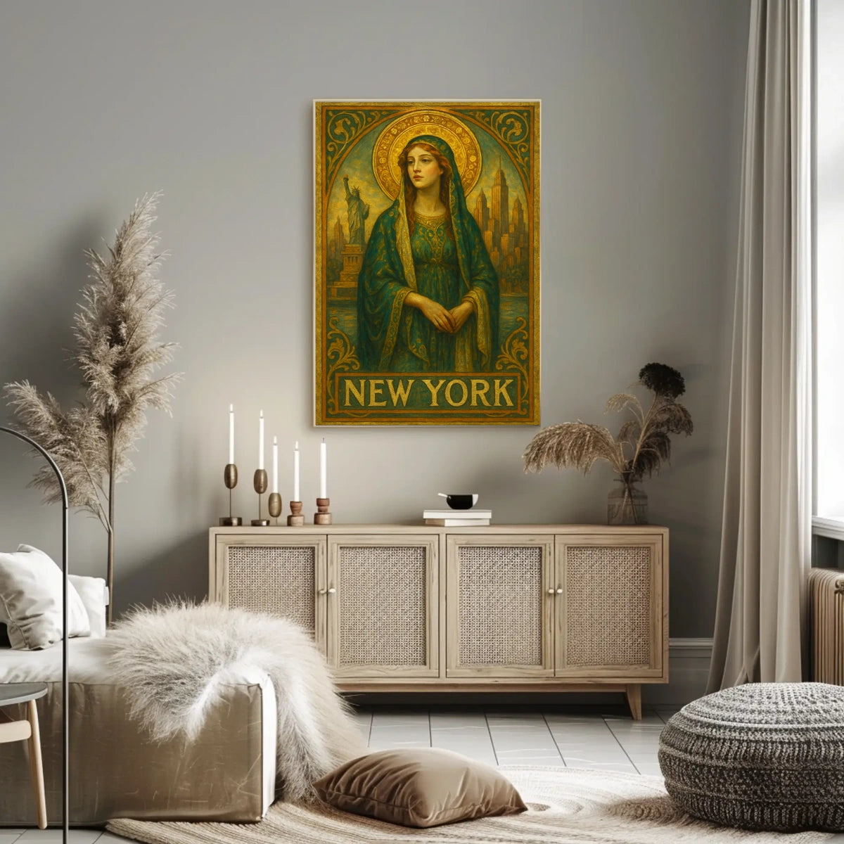 New York Iconic Imagery Poster