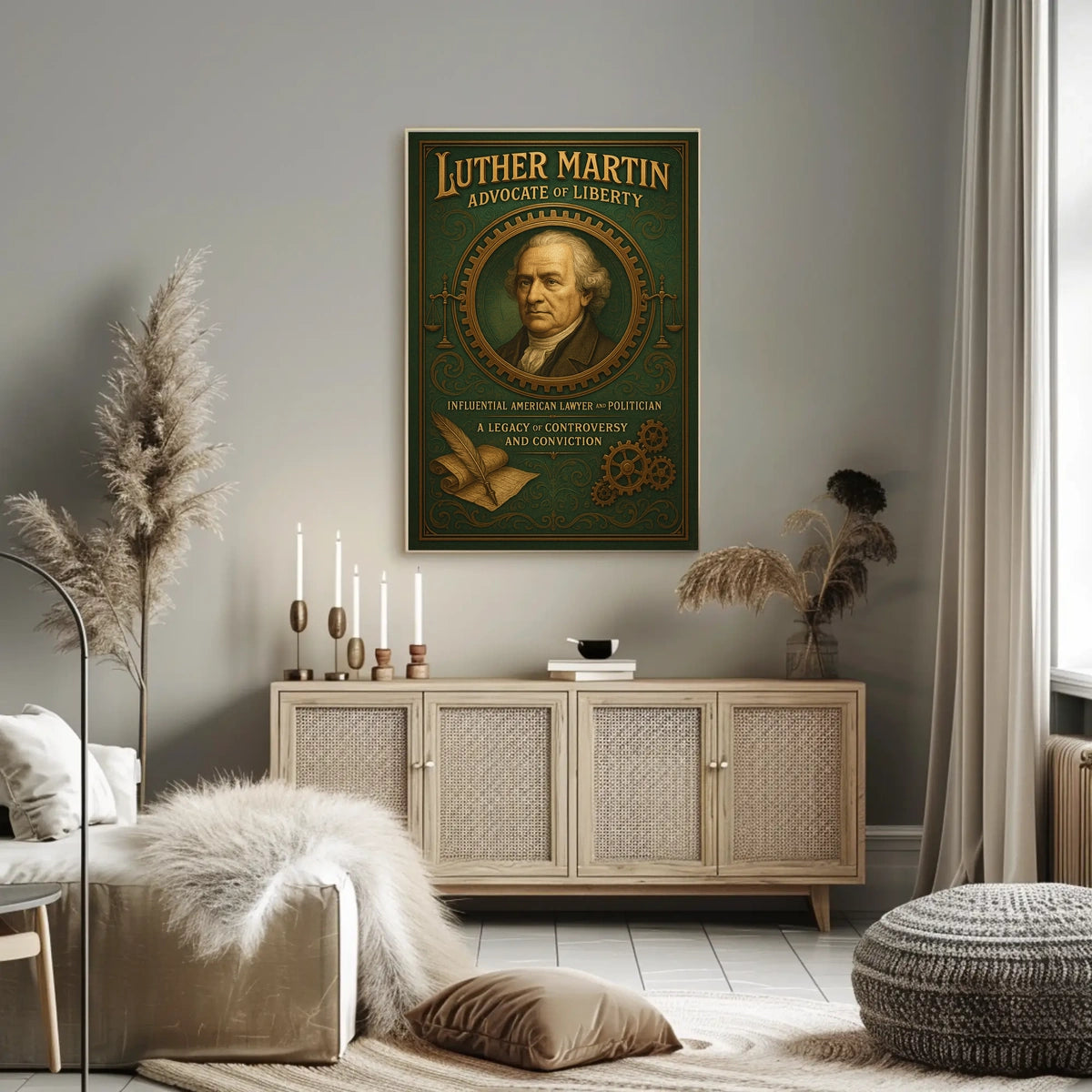 Luther Martin Advocate Of Liberty Poster