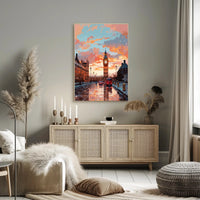 London At Dusk Poster PosterGoat