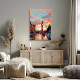London At Dusk Poster PosterGoat