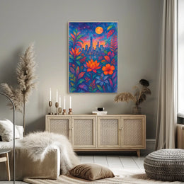 Cityscape In Bloom Poster