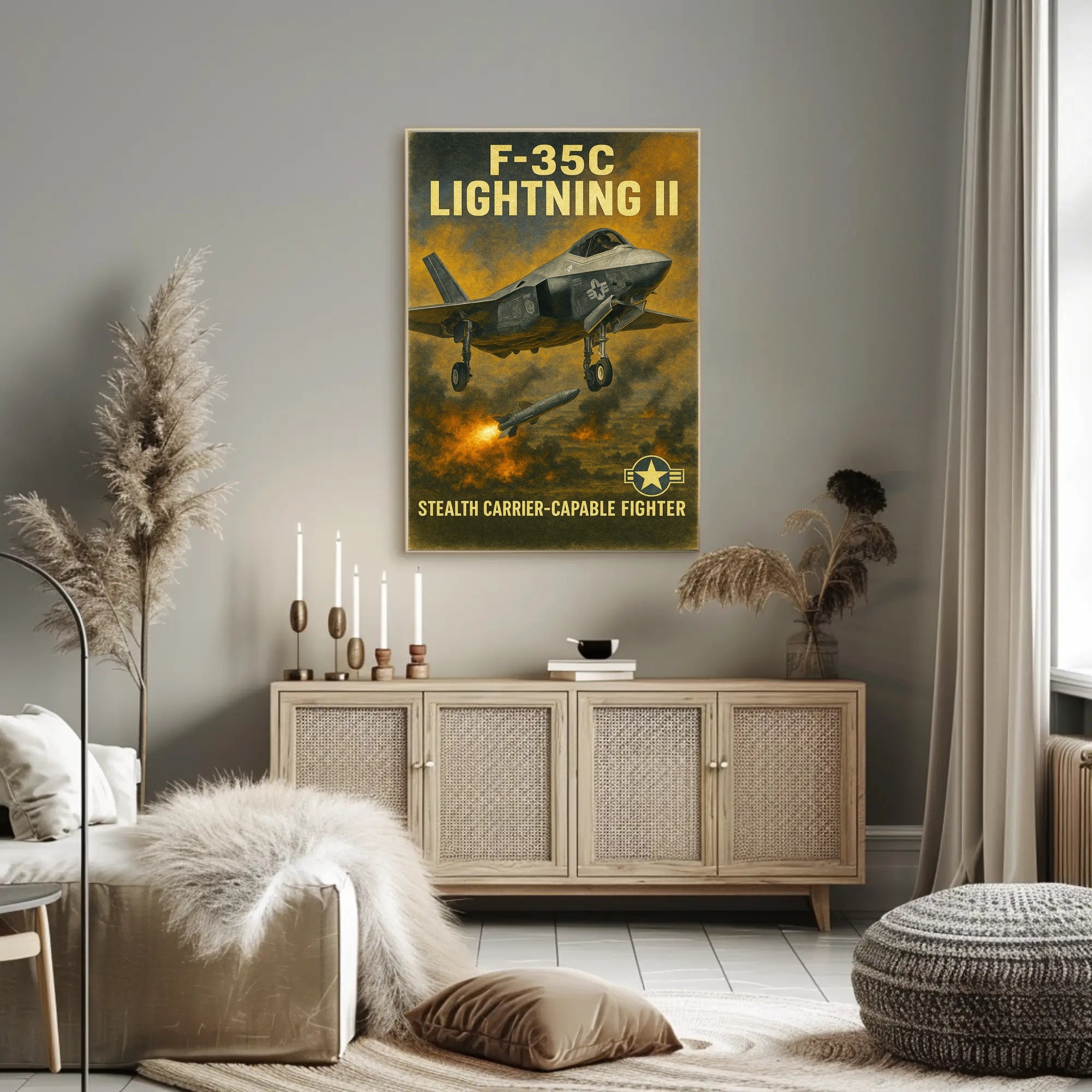 F-35C Lightning II Poster PosterGoat
