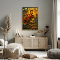 A Legend Beyond the Finish Line Jim Thorpe Poster