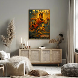 A Legend Beyond the Finish Line Jim Thorpe Poster