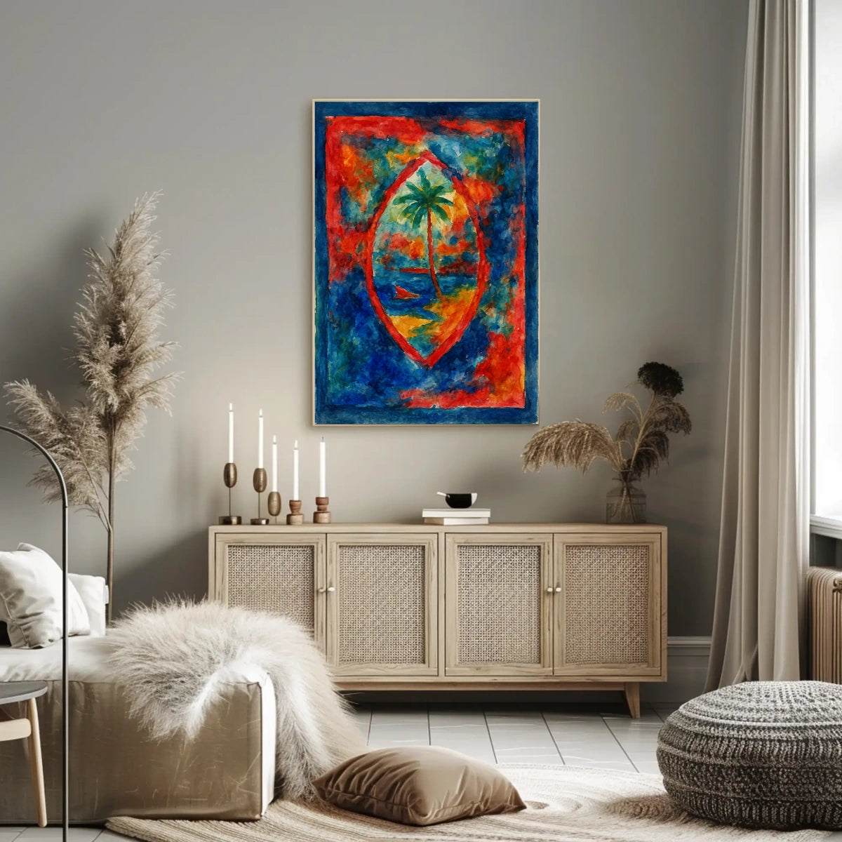 Vibrant Tropical Escape Poster