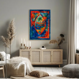 Vibrant Tropical Escape Poster