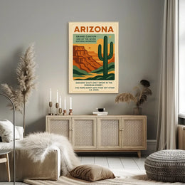 Explore Arizona's Wonders Vintage Travel Poster