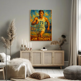 Jim Thorpe Athletic Legend Poster