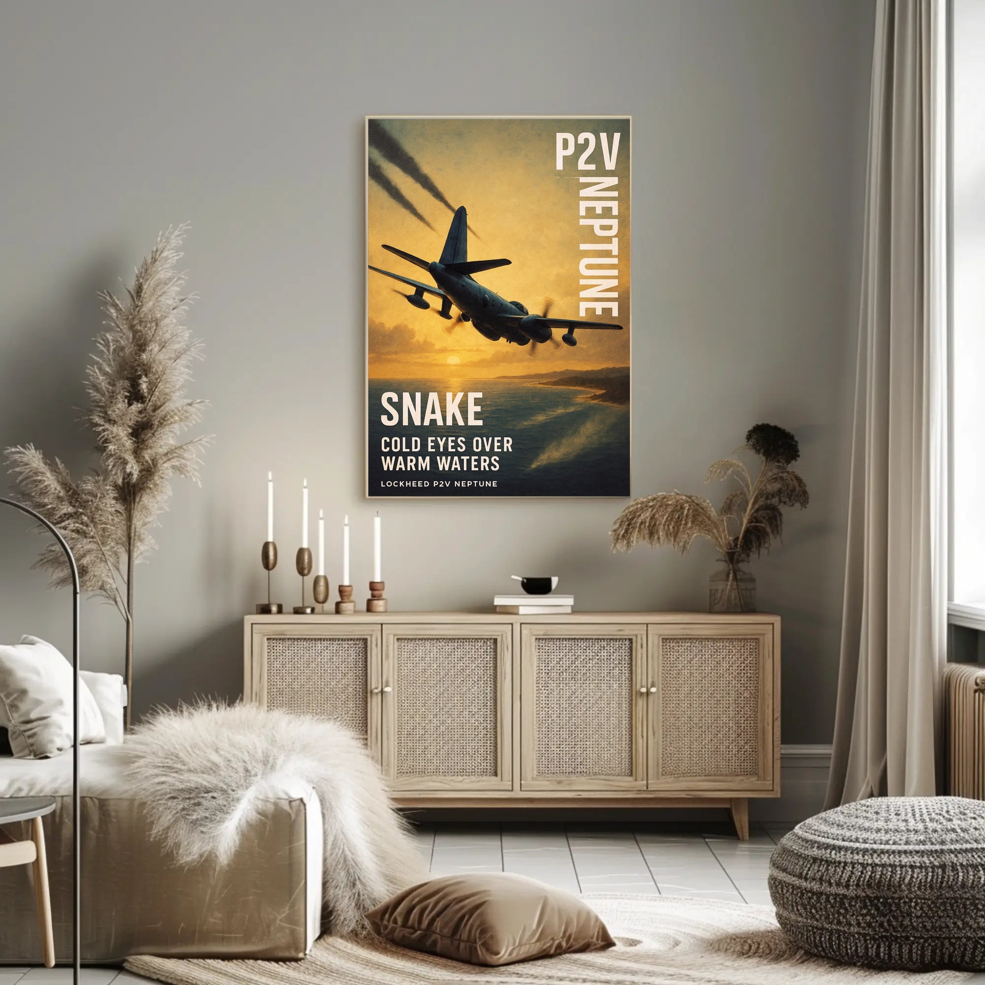 Snake Cold Eyes Over Warm Waters Poster PosterGoat