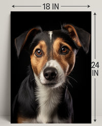 Portrait Of A Dog Poster PosterGoat